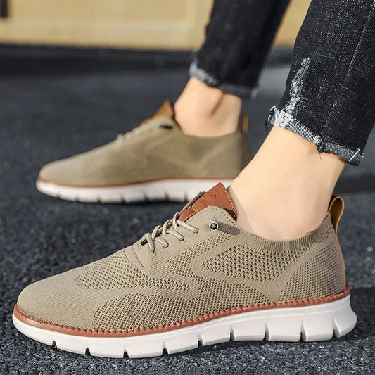 Ademende Mesh Sneakers - Heren - Licht - Ventilatie - AeroX