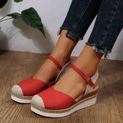 Comfortabele Sandalen - Dames - Met Gespsluiting - Zomerse Wandeling - LIV EDGE