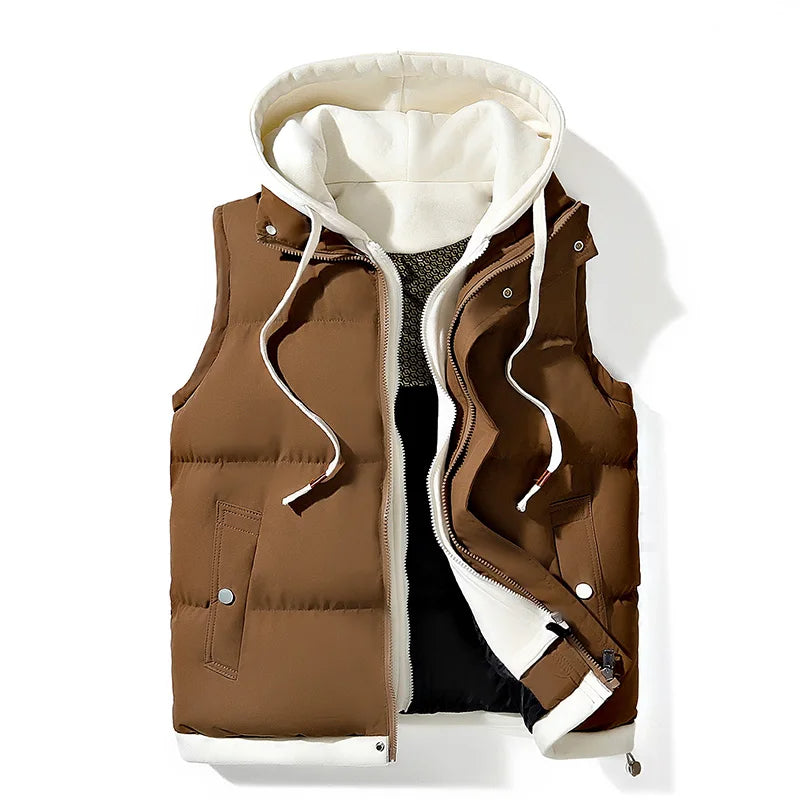 Puffervest - Heren - Capuchon - PufferHeren - Stoere Puffer
