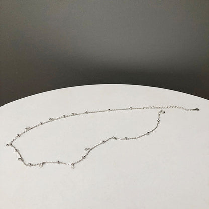 Fijne Dames Choker Ketting met Druppelaccenten voor Elegante Gelegenheden – LILA GLOW