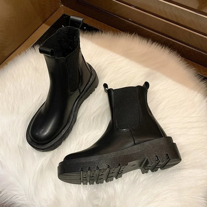 MAIA - Dames Chelsea boots met elastische zijkanten