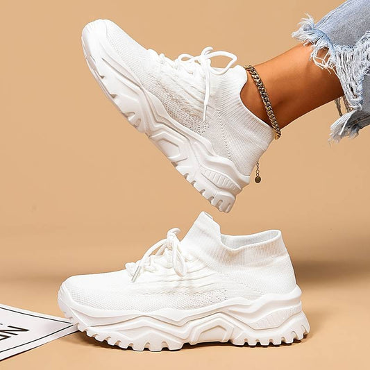 Dames - Orthopedische Sneakers - Geheugenschuim en Voetsteun - Comfortabele Demping - Stijlvolle Wandelervaring