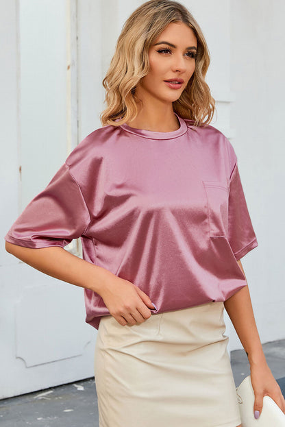 Vrouwen - Losse Shirt - Met Praktische Zak - Stijlvolle Outfit - ARABELLA COMFORT