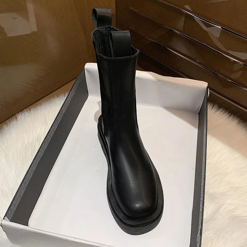 MAIA - Dames Chelsea boots met elastische zijkanten