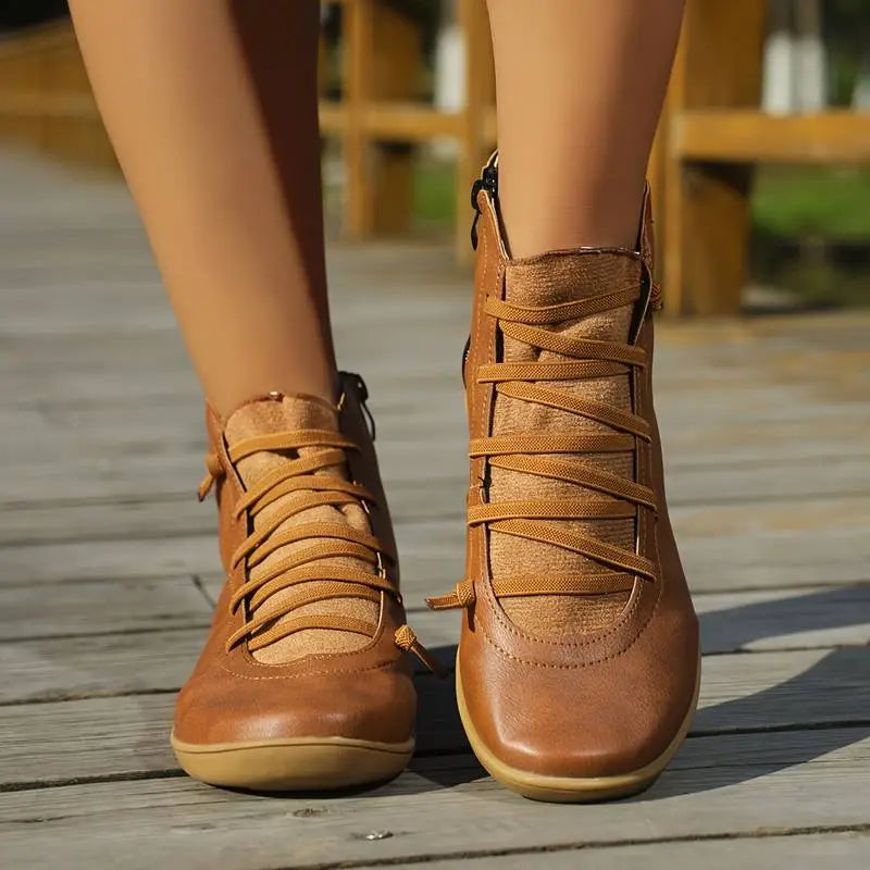 Enkellaarzen - Women - Leren - Orthopedisch - LUMAFLEX