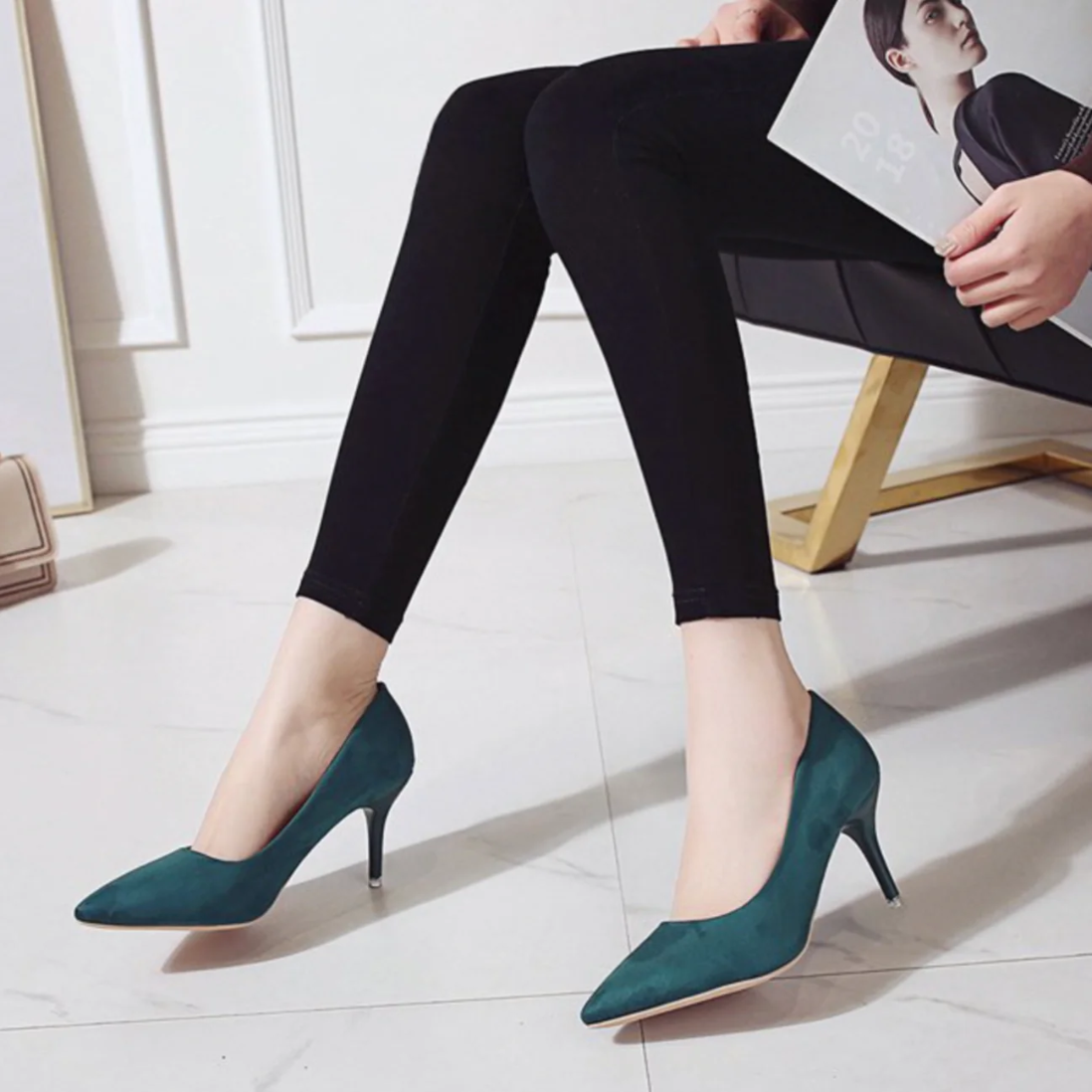 Pumps - Vrouwen - Hoge Hak - Panterprint - Elegante Pumps