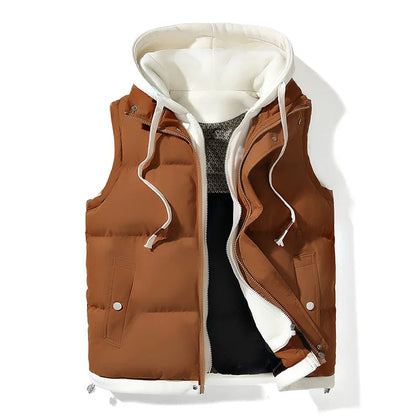 Puffervest - Heren - Capuchon - PufferHeren - Stoere Puffer