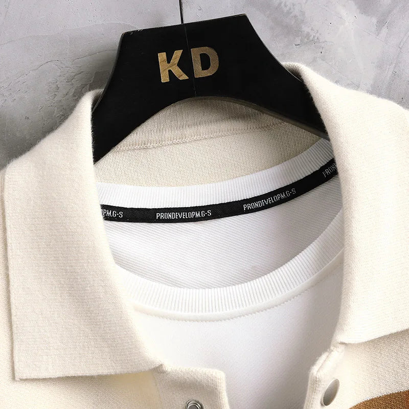 Heren Vest - Heren - Knoopsluiting - Gekleurde Strepen - NOVA