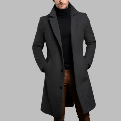 Lange Mantel - Heren - Luxe Materialen - Wintermantel - Stijl