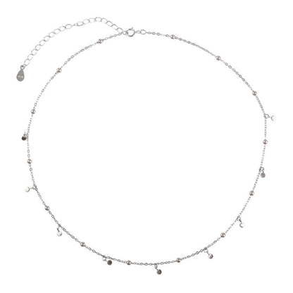 Fijne Dames Choker Ketting met Druppelaccenten voor Elegante Gelegenheden – LILA GLOW