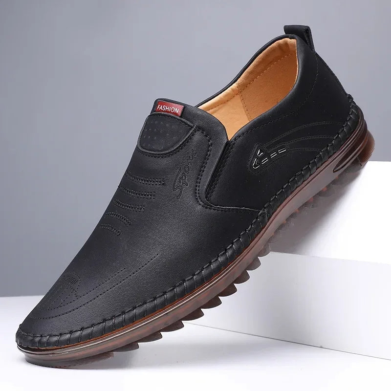 Leren Loafers - Heren - Kunstleer - Stijlvolle Loafers - Via