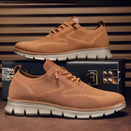Ademende Mesh Sneakers - Heren - Licht - Ventilatie - AeroX