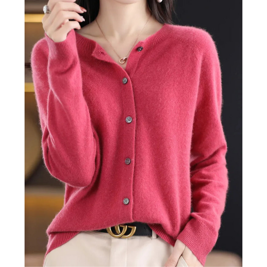 Vest - Dames - Merino Kasjmier - Kasjmier Cardigan - Luxe