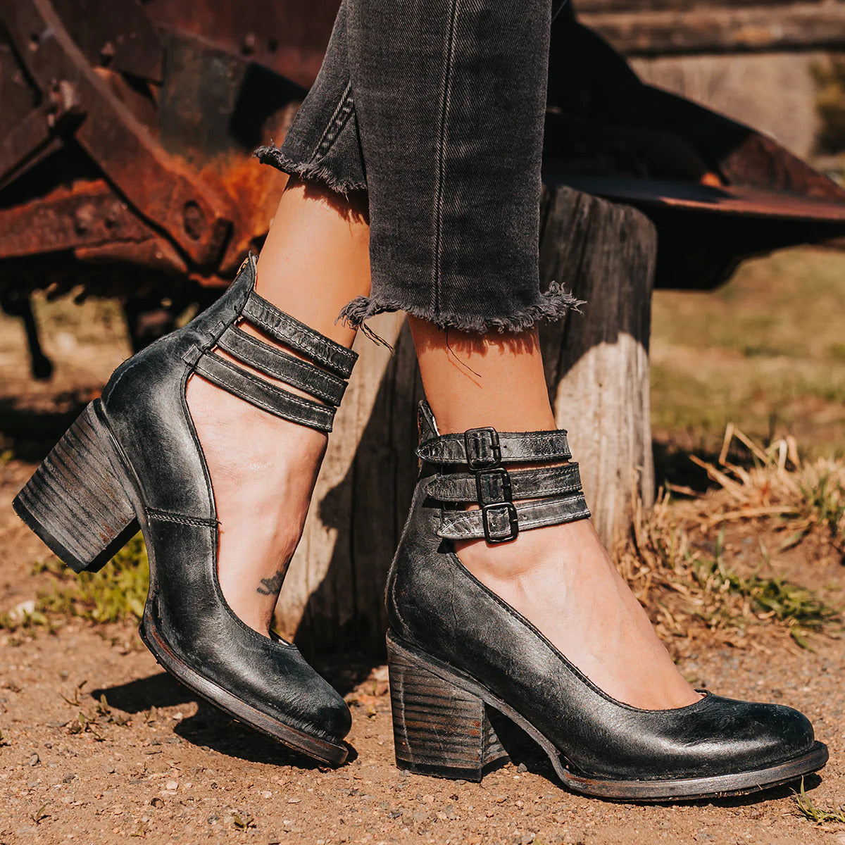 Elegante hoge dameslaarzen met ritssluiting en comfortabele blokhak – ClarévaBoots