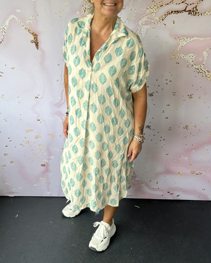 Dames - Zomerjurk - Luchtige Pasvorm - Elegante Stijl - MODERNE ZOMER