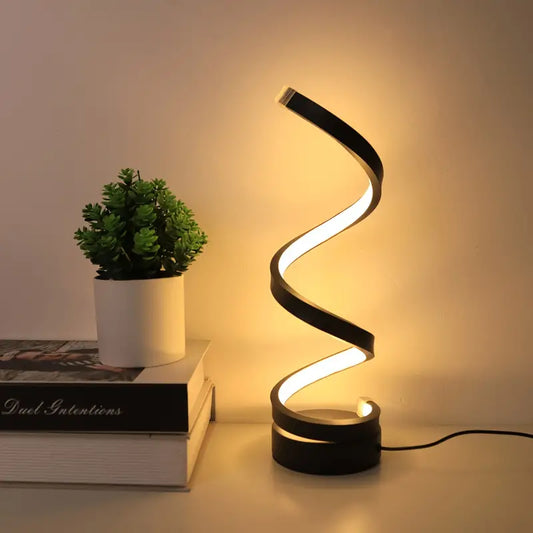 TWISTA – Moderne dimbare LED tafellamp met spiraal design