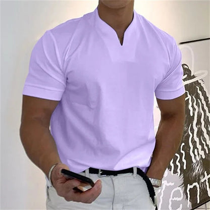 Heren - Slim Casual T-shirt - Ademend Materiaal - Businesswear - MODERN UITSTRALING