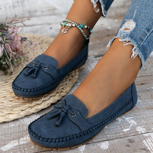 Vrouwen - Vintage Loafers - Comfortabele Slip-On Schoenen - Tijdloze Stijl - VINTAGE CHARME