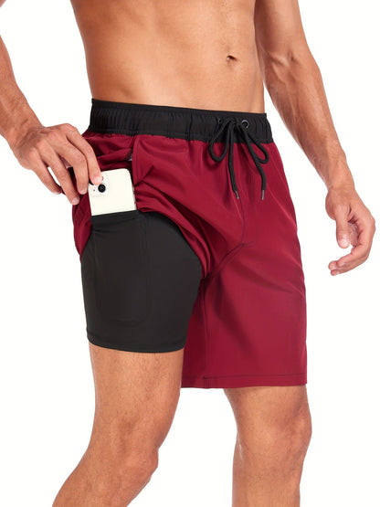 Heren - Zwemshort - Elastische Taille met Binnenbroekje - Functioneel Zwemmen - AQUA PERFORMANCE