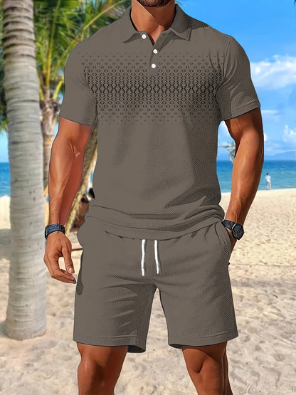 Heren - 2-delige Zomersportset - Sneldrogende Meshstof - Actieve Kleding - ZOMERSET COMFORT