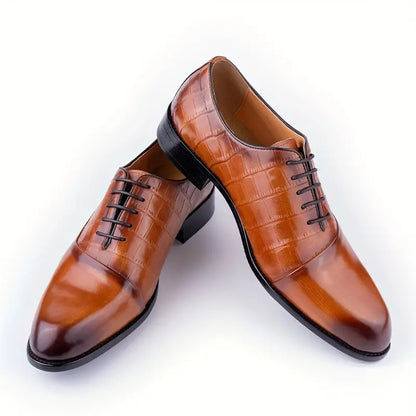 Veterschoenen - Heren - Leer & Comfort - Zakelijk - Elegant