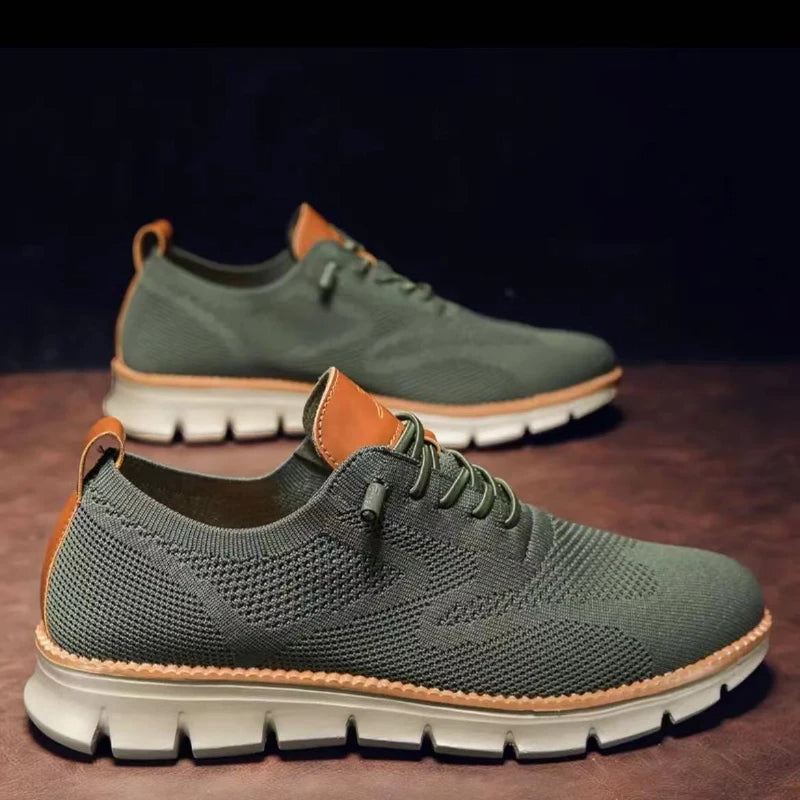 Ademende Mesh Sneakers - Heren - Licht - Ventilatie - AeroX