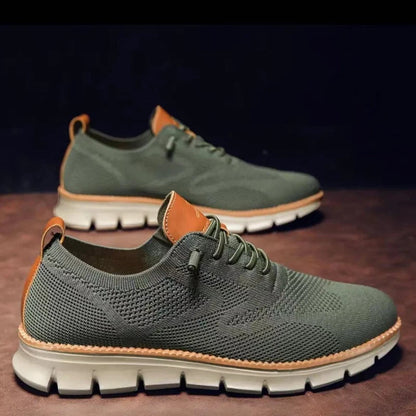 Ademende Mesh Sneakers - Heren - Licht - Ventilatie - AeroX