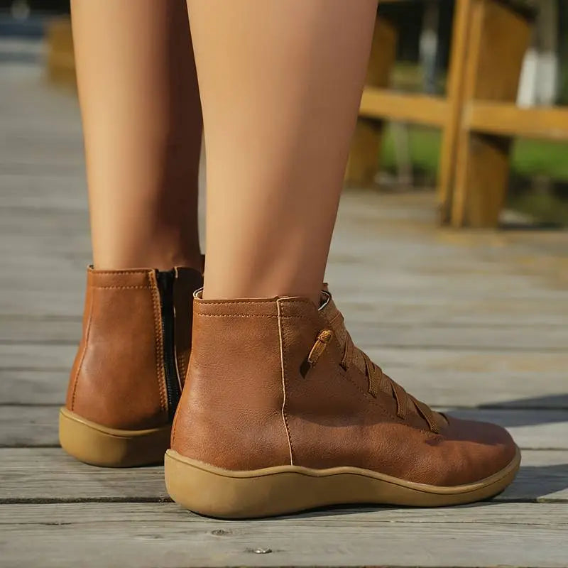 Enkellaarzen - Women - Leren - Orthopedisch - LUMAFLEX