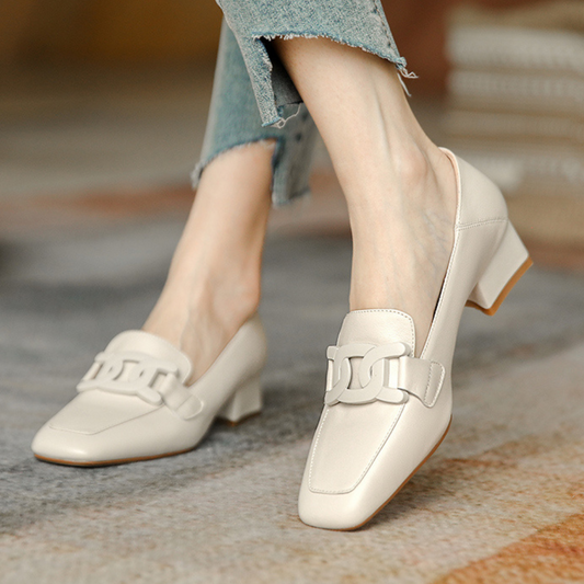Dames - Leren Loafers - Elegant Design - Orthopedisch Comfort - Stijlvolle Dameschoen