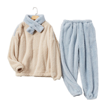 Warme fluffy dames pyjamaset met kerstdessin – SNUGGLESEASON SET