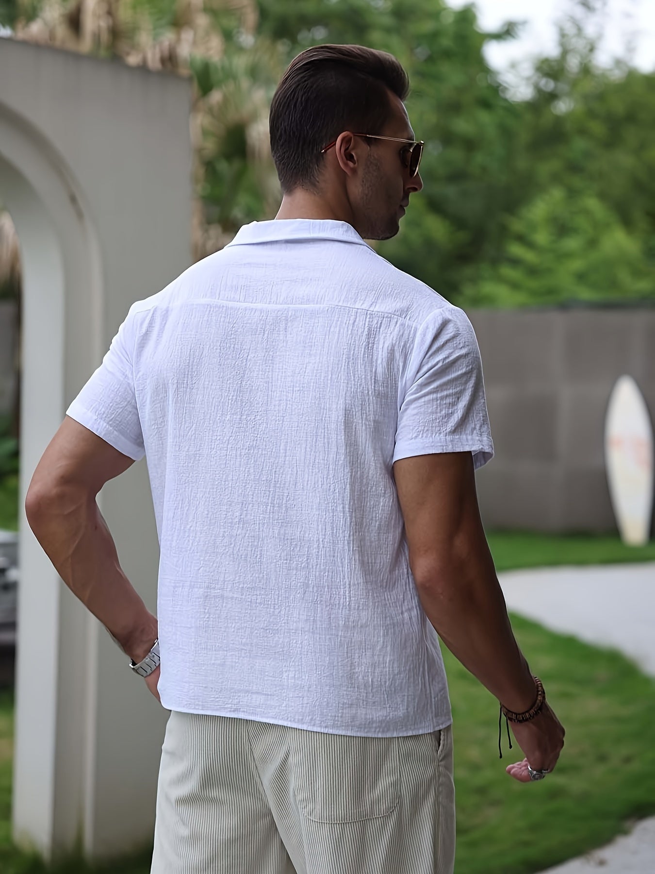 Heren - Casual Linnen Overhemd - Ademend Materiaal - Zomer Mode - CAELAN EDGE