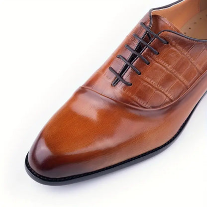 Veterschoenen - Heren - Leer & Comfort - Zakelijk - Elegant