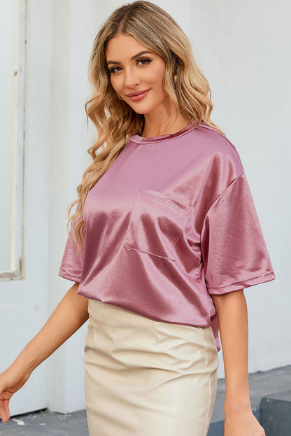 Vrouwen - Losse Shirt - Met Praktische Zak - Stijlvolle Outfit - ARABELLA COMFORT