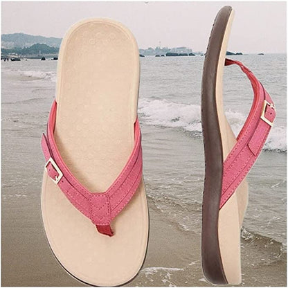 Dames - Orthopedische Teenslippers - Comfortabele Steunzolen - Ondersteuning Voor Voetklachten - VITA STEP