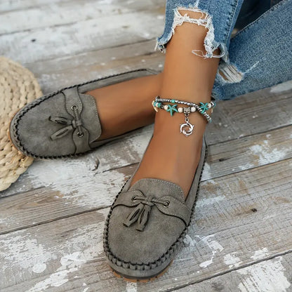 Vrouwen - Vintage Loafers - Comfortabele Slip-On Schoenen - Tijdloze Stijl - VINTAGE CHARME