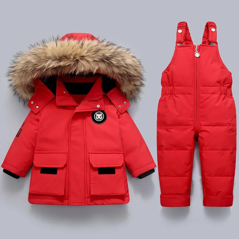 Kinder Set - Kinderen - Capuchon Nepbont - Ski - IjsKlaar