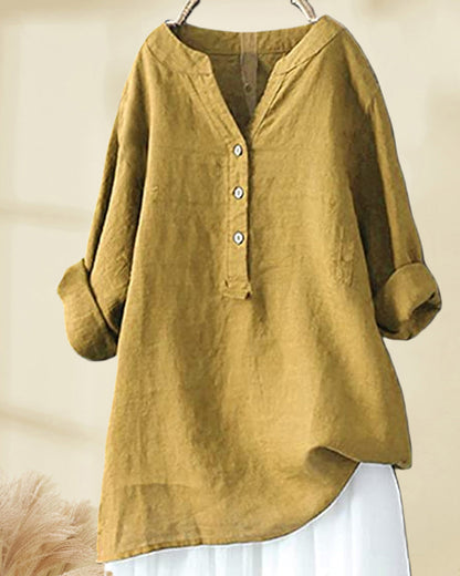 Vrouwen - Blouse met Lange Mouwen - Ademend Materiaal - Stijlvolle Mode - GABI EDGE