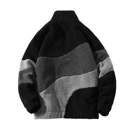 Fleece Jas - Heren - Zacht Warm Fleece - Vintage - Vinta
