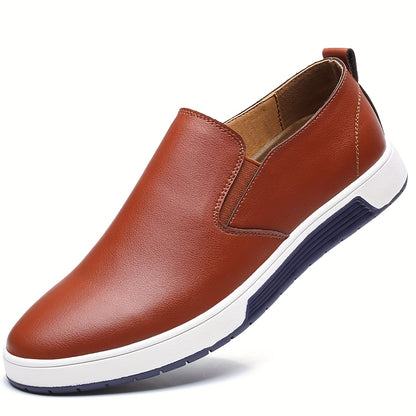 Heren - Casual Leren Schoenen - Comfortabele Zachte Zool - Stijlvolle Loafers - WINSOR EDGE