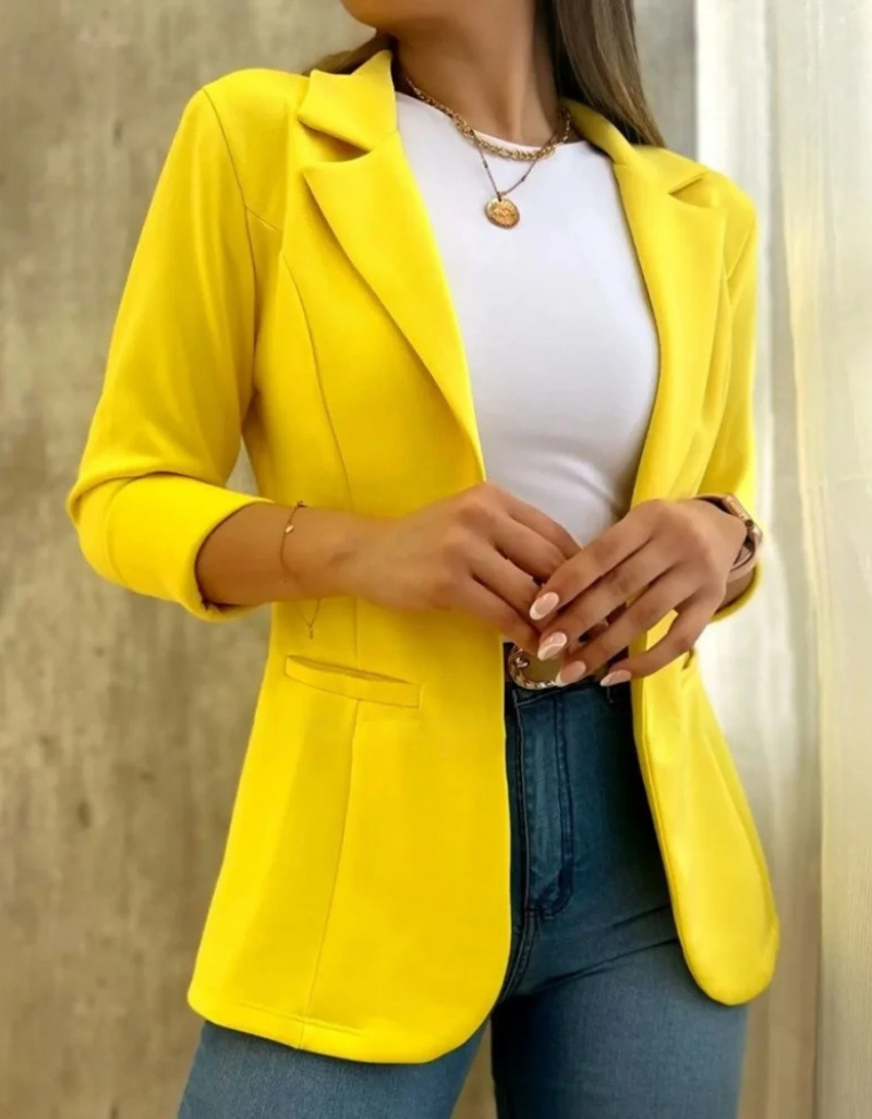 LIVIA - Stijlvolle dames blazer zonder sluiting, ideaal voor elke dag