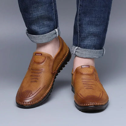 Leren Loafers - Heren - Kunstleer - Stijlvolle Loafers - Via