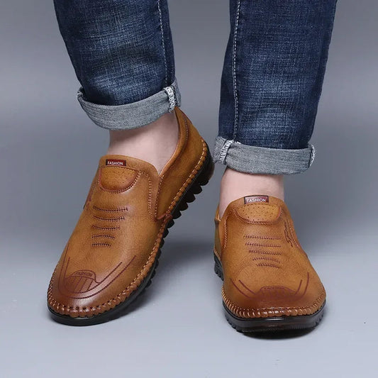 Leren Loafers - Heren - Kunstleer - Stijlvolle Loafers - Via