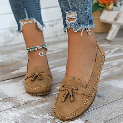 Vrouwen - Vintage Loafers - Comfortabele Slip-On Schoenen - Tijdloze Stijl - VINTAGE CHARME