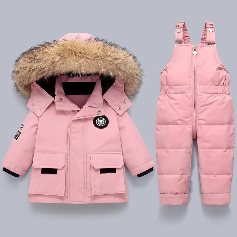 Kinder Set - Kinderen - Capuchon Nepbont - Ski - IjsKlaar