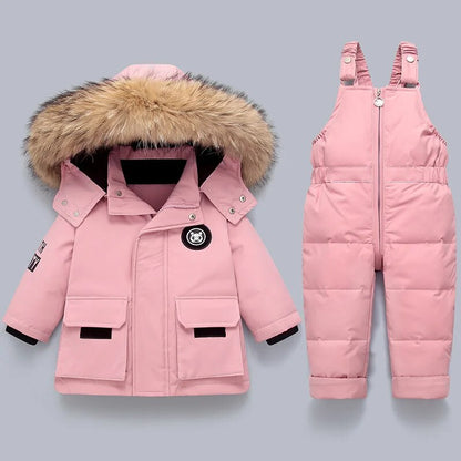 Kinder Set - Kinderen - Capuchon Nepbont - Ski - IjsKlaar