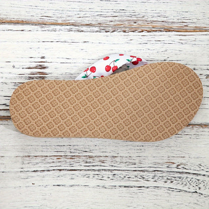Vrouwen - Boho Platte Sandalen - Ademend Bovenwerk - Zomer Mode - KERSENPRINT