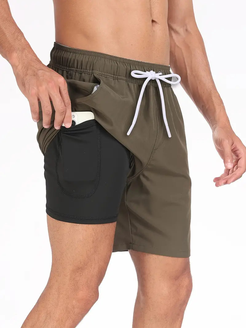Heren - Zwemshort - Elastische Taille met Binnenbroekje - Functioneel Zwemmen - AQUA PERFORMANCE