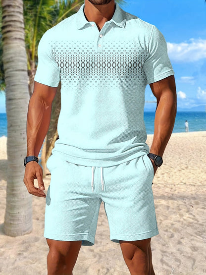 Heren - 2-delige Zomersportset - Sneldrogende Meshstof - Actieve Kleding - ZOMERSET COMFORT