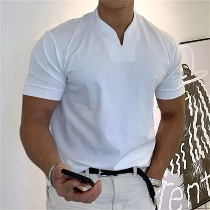 Heren - Slim Casual T-shirt - Ademend Materiaal - Businesswear - MODERN UITSTRALING