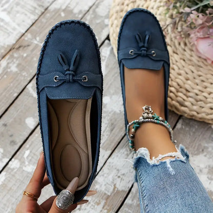 Vrouwen - Vintage Loafers - Comfortabele Slip-On Schoenen - Tijdloze Stijl - VINTAGE CHARME